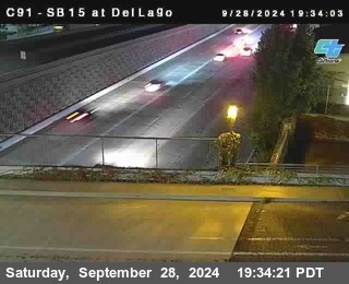 SB 15 at Del Lago bridge