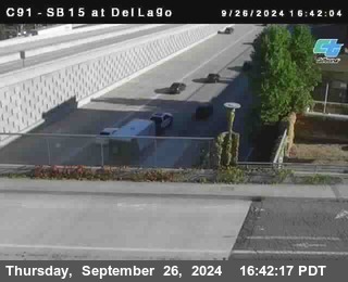 SB 15 at Del Lago bridge