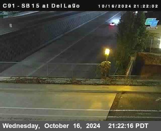 SB 15 at Del Lago bridge