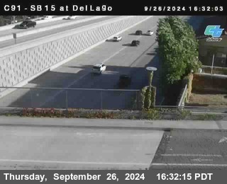 SB 15 at Del Lago bridge