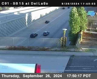 SB 15 at Del Lago bridge