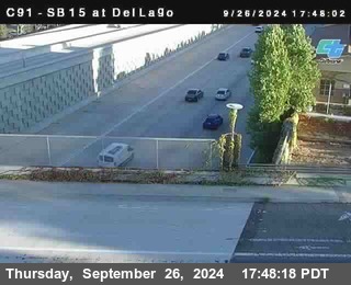 SB 15 at Del Lago bridge