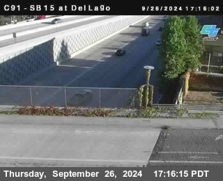 SB 15 at Del Lago bridge