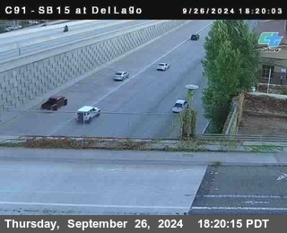 SB 15 at Del Lago bridge