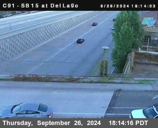 SB 15 at Del Lago bridge