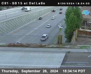 SB 15 at Del Lago bridge