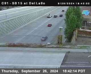 SB 15 at Del Lago bridge