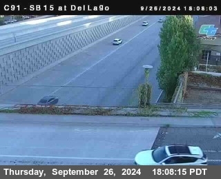 SB 15 at Del Lago bridge