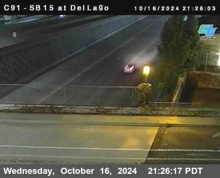 SB 15 at Del Lago bridge