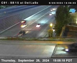 SB 15 at Del Lago bridge