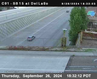 SB 15 at Del Lago bridge