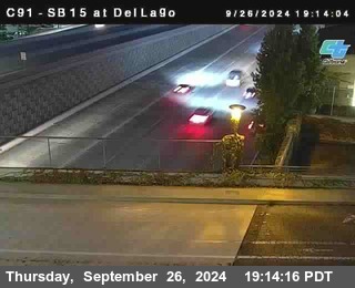 SB 15 at Del Lago bridge