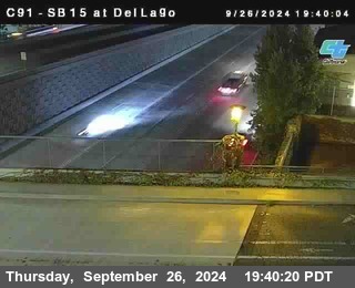 SB 15 at Del Lago bridge