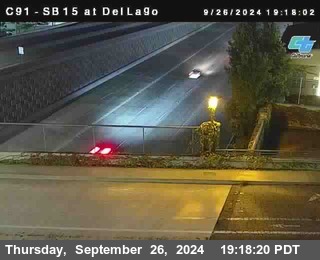 SB 15 at Del Lago bridge