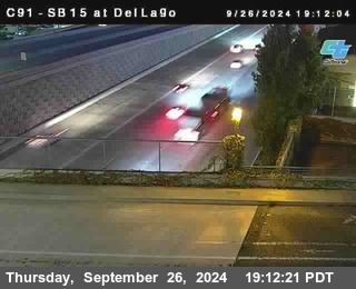 SB 15 at Del Lago bridge