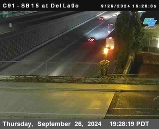 SB 15 at Del Lago bridge