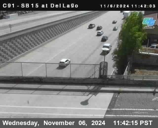 SB 15 at Del Lago bridge