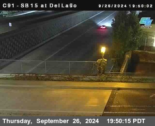 SB 15 at Del Lago bridge