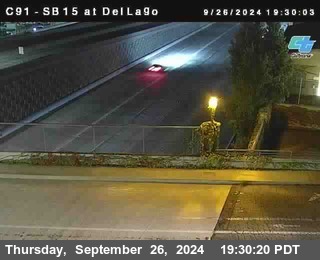 SB 15 at Del Lago bridge