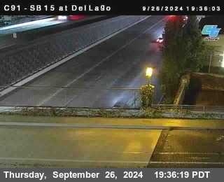 SB 15 at Del Lago bridge