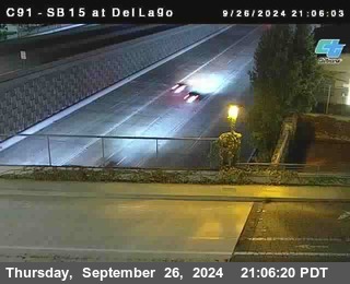 SB 15 at Del Lago bridge