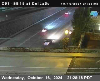 SB 15 at Del Lago bridge