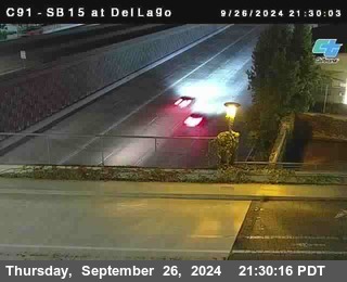 SB 15 at Del Lago bridge