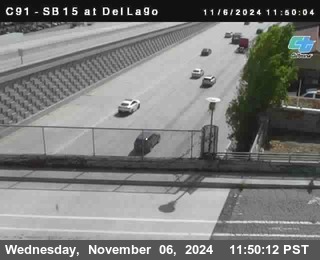 SB 15 at Del Lago bridge