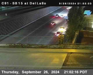 SB 15 at Del Lago bridge