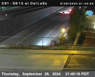 SB 15 at Del Lago bridge