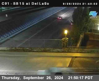 SB 15 at Del Lago bridge