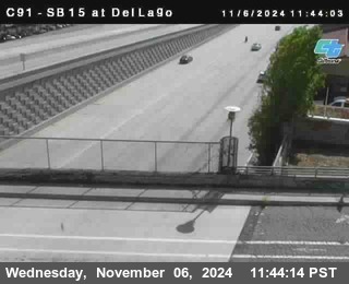 SB 15 at Del Lago bridge