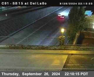 SB 15 at Del Lago bridge