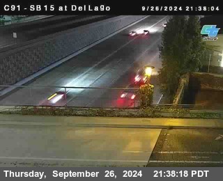 SB 15 at Del Lago bridge