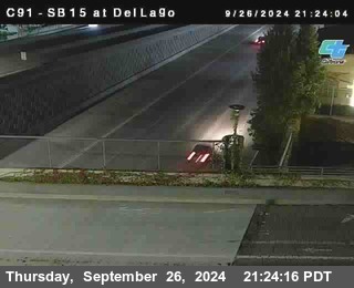 SB 15 at Del Lago bridge