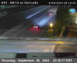 SB 15 at Del Lago bridge