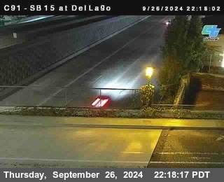 SB 15 at Del Lago bridge