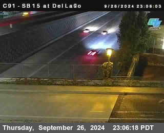 SB 15 at Del Lago bridge