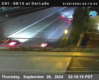 SB 15 at Del Lago bridge