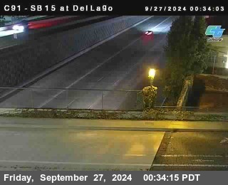 SB 15 at Del Lago bridge