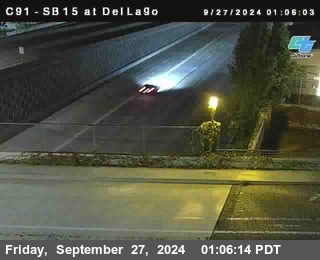 SB 15 at Del Lago bridge