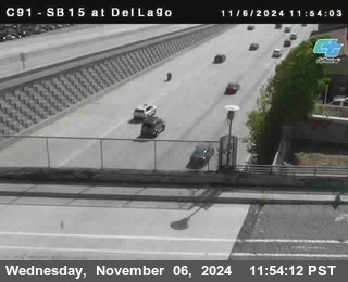 SB 15 at Del Lago bridge