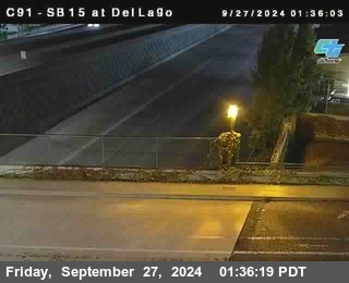 SB 15 at Del Lago bridge