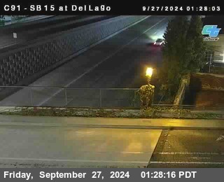 SB 15 at Del Lago bridge