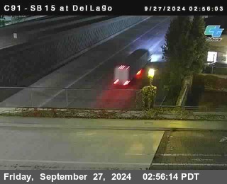 SB 15 at Del Lago bridge