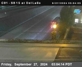 SB 15 at Del Lago bridge