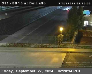 SB 15 at Del Lago bridge