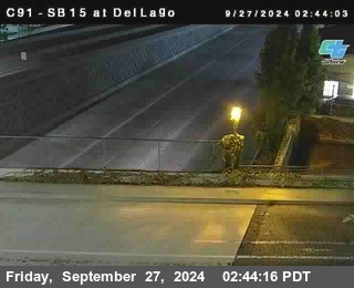 SB 15 at Del Lago bridge