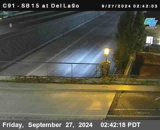 SB 15 at Del Lago bridge