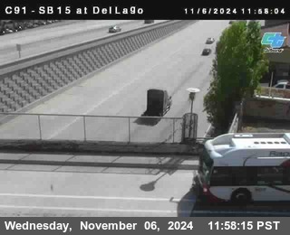 SB 15 at Del Lago bridge